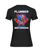 Plumber The Original Brotherhood Premium Fit Ladies Tee thumbnail