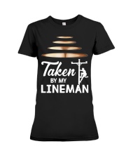 Taken By My Welder Premium Fit Ladies Tee tile