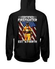 Firefighter Est AT Birth Hooded Sweatshirt thumbnail