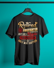 Retired Firefighter Just Like A Regular Classic T-Shirt lifestyle-mens-crewneck-front-3