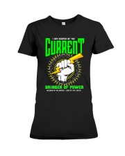 Electrician Keeper Of The Current Premium Fit Ladies Tee thumbnail