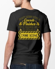 Don't Mess With A Concrete Finisher Classic T-Shirt lifestyle-mens-crewneck-back-5