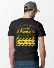 Don't Mess With A Concrete Finisher Classic T-Shirt lifestyle-mens-crewneck-back-6
