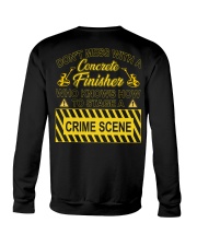 Don't Mess With A Concrete Finisher Crewneck Sweatshirt thumbnail