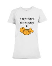 Math Teacher Tangerin Premium Fit Ladies Tee thumbnail
