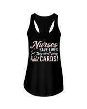 Nurses Save Lives They Don't Play Cards Ladies Flowy Tank thumbnail