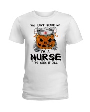 You Can't Scare Me I'm A Nurse Ladies T-Shirt thumbnail
