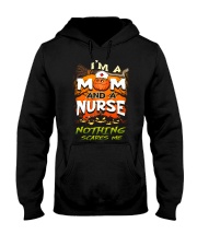 I'm A Mom And A Nurse Nothing Scares Me Hooded Sweatshirt thumbnail