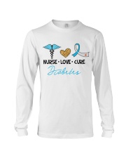Nurse Love Cure Diabetes Long Sleeve Tee thumbnail
