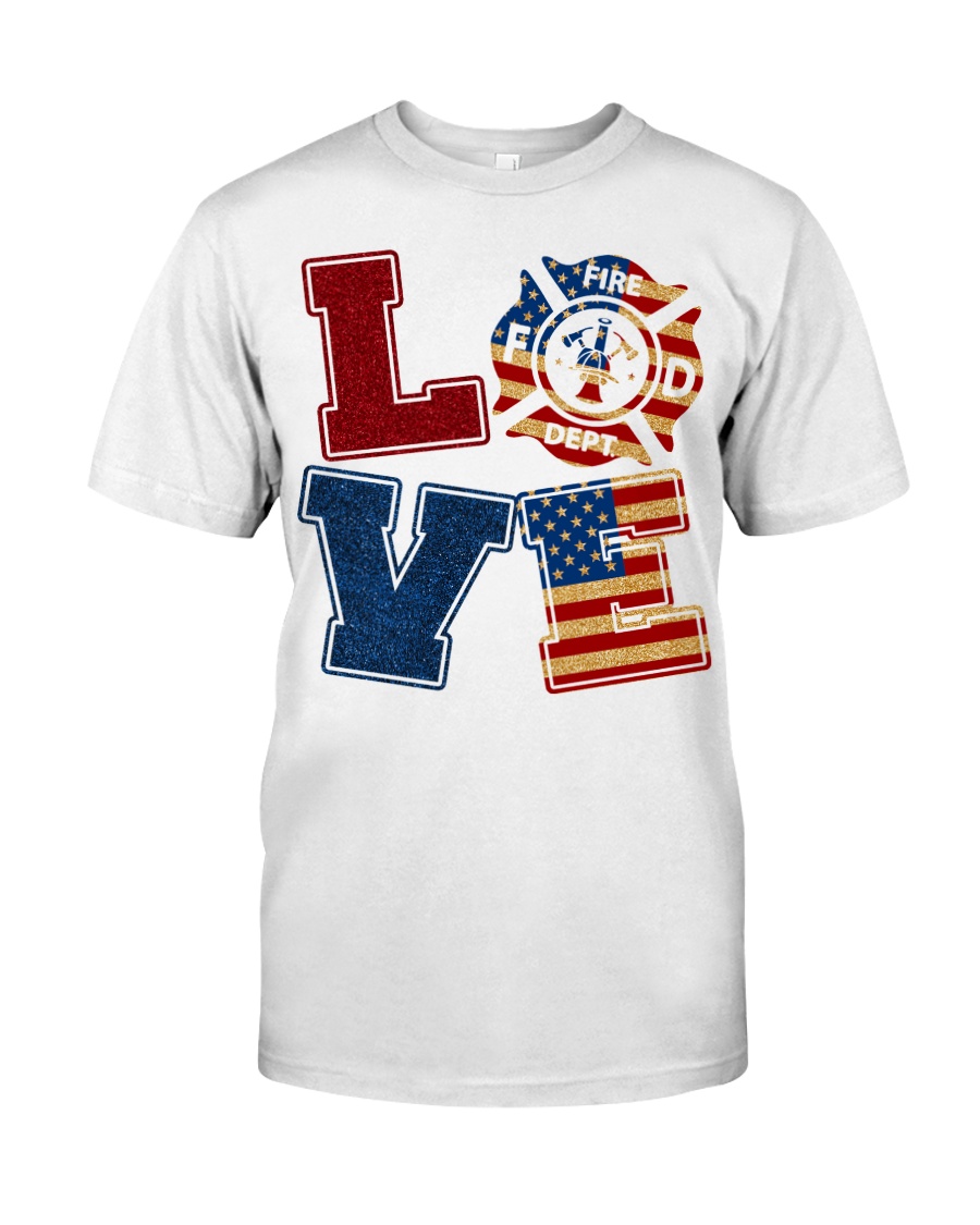 Love Firefighter Classic T-Shirt