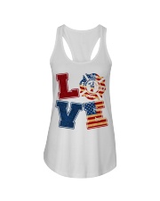 Love Firefighter Ladies Flowy Tank thumbnail