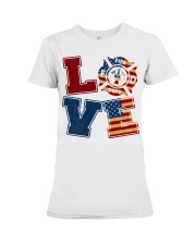 Love Firefighter Premium Fit Ladies Tee thumbnail