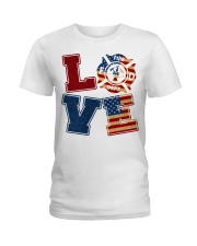 Love Firefighter Ladies T-Shirt thumbnail