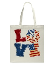 Love Firefighter Tote Bag thumbnail