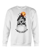 I Hate People camping Crewneck Sweatshirt thumbnail
