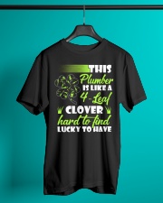 This Plumber Is Like 4-Leaf Clover Classic T-Shirt lifestyle-mens-crewneck-front-3