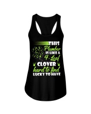 This Plumber Is Like 4-Leaf Clover Ladies Flowy Tank thumbnail