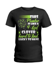 This Plumber Is Like 4-Leaf Clover Ladies T-Shirt thumbnail