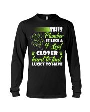 This Plumber Is Like 4-Leaf Clover Long Sleeve Tee thumbnail
