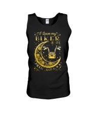 I Love My Biker To Ther Moon And Back Unisex Tank thumbnail