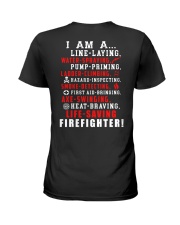 Life Saving Firefighter Ladies T-Shirt tile