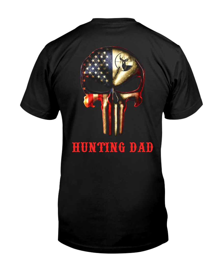 Hunting Dad Skull Classic T-Shirt