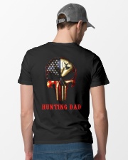 Hunting Dad Skull Classic T-Shirt lifestyle-mens-crewneck-back-6