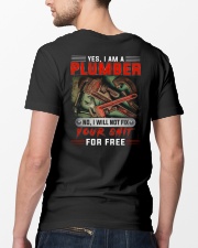 Plumber I Will Not Fix Your Shit Classic T-Shirt lifestyle-mens-crewneck-back-5