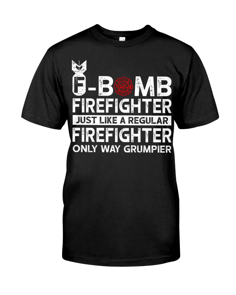 F-Bomb Firefighter Classic T-Shirt