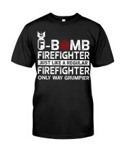 F-Bomb Firefighter Classic T-Shirt front