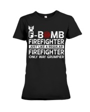 F-Bomb Firefighter Premium Fit Ladies Tee tile