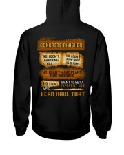 Concrete Finisher - I Can Haul That Hooded Sweatshirt thumbnail