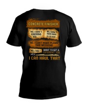 Concrete Finisher - I Can Haul That V-Neck T-Shirt thumbnail