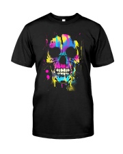Skull Color Shirt Premium Fit Mens Tee thumbnail