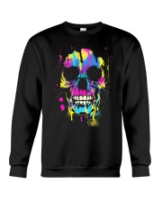 Skull Color Shirt Crewneck Sweatshirt thumbnail