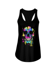 Skull Color Shirt Ladies Flowy Tank thumbnail