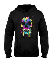 Skull Color Shirt Hooded Sweatshirt thumbnail