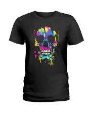 Skull Color Shirt Ladies T-Shirt thumbnail
