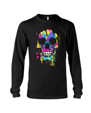 Skull Color Shirt Long Sleeve Tee thumbnail