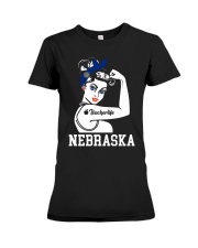 Teacher Nebraska Shirt Premium Fit Ladies Tee tile
