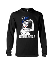 Teacher Nebraska Shirt Long Sleeve Tee tile