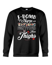 F-bomb Nurse Tattoos Crewneck Sweatshirt tile