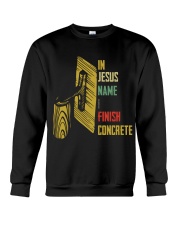 In Jesus Name I Finish Concrete Crewneck Sweatshirt tile
