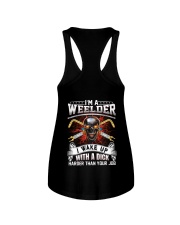 I'm A Welder I Wake Up With A Dick Ladies Flowy Tank thumbnail