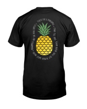 Teach Like A Pineapple Teacher Classic T-Shirt back