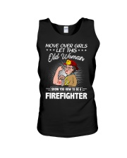 Move Over Boys Let This Old Woman Firefighter Unisex Tank thumbnail