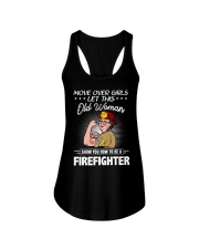 Move Over Boys Let This Old Woman Firefighter Ladies Flowy Tank thumbnail