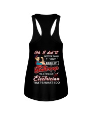 Female Electrician That's What I Do Ladies Flowy Tank thumbnail