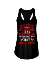 Warning My Husband Is A Electrician Ladies Flowy Tank thumbnail