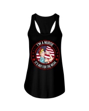 I'M A NURSE IT'S NOT FOR THE WEAK Ladies Flowy Tank tile